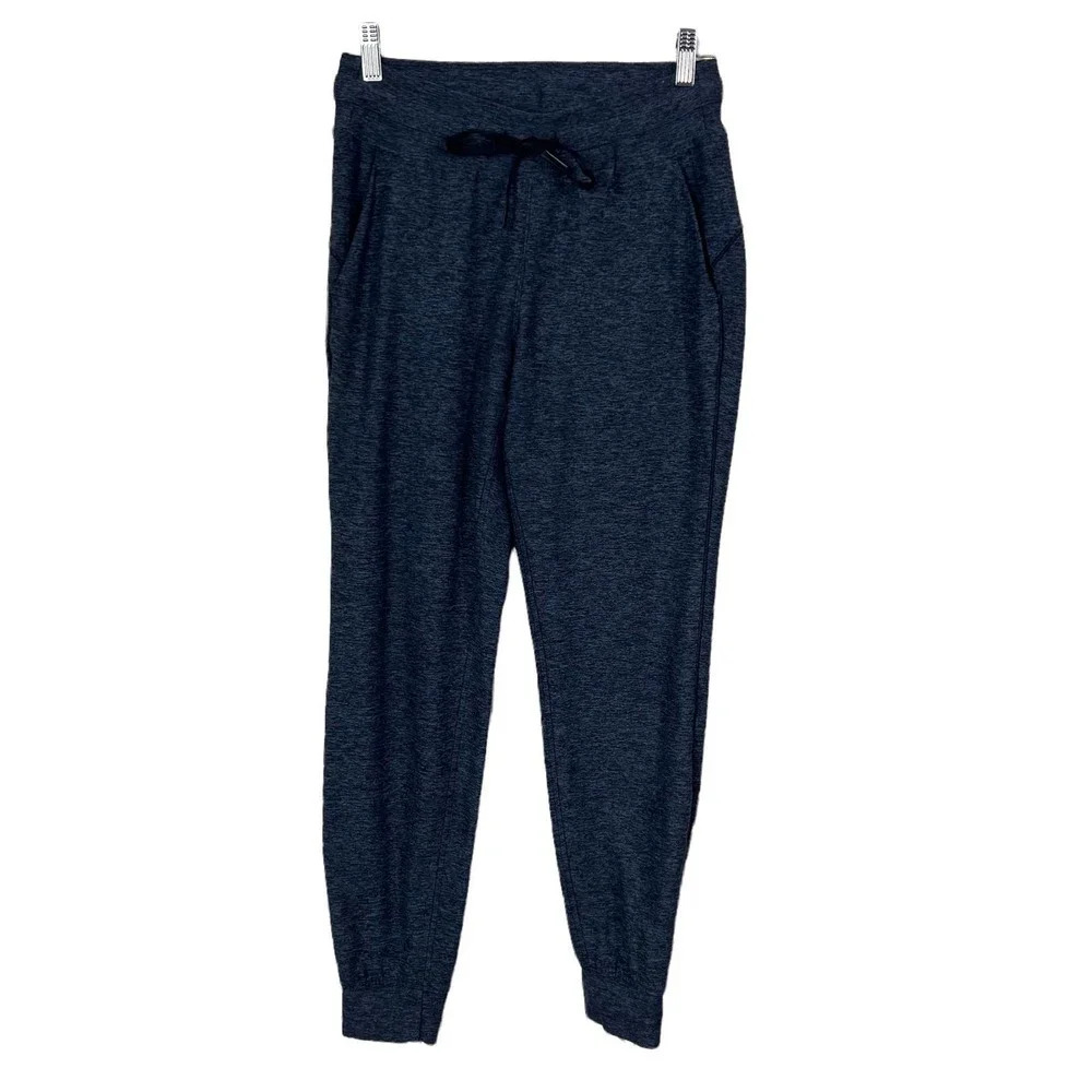 Lululemon Ready To‎ Rulu Pant Heathered True Navy Black Size 6